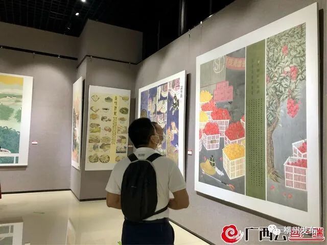 全区中国画作品展展现壮美广西时代风貌.