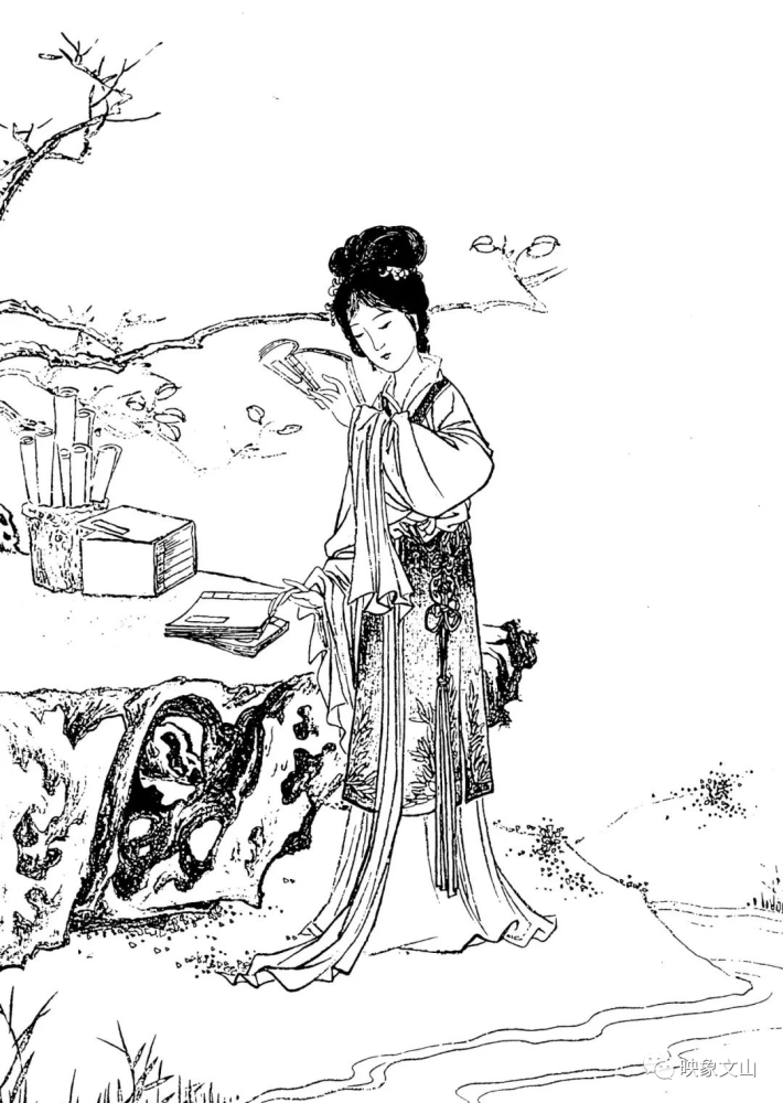 文山珍宝文山方解石之金陵十二钗
