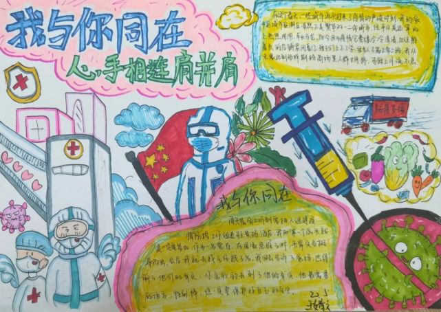 青岛电子学校 心育节《感恩有你,心手相连 手抄报选刊(1)