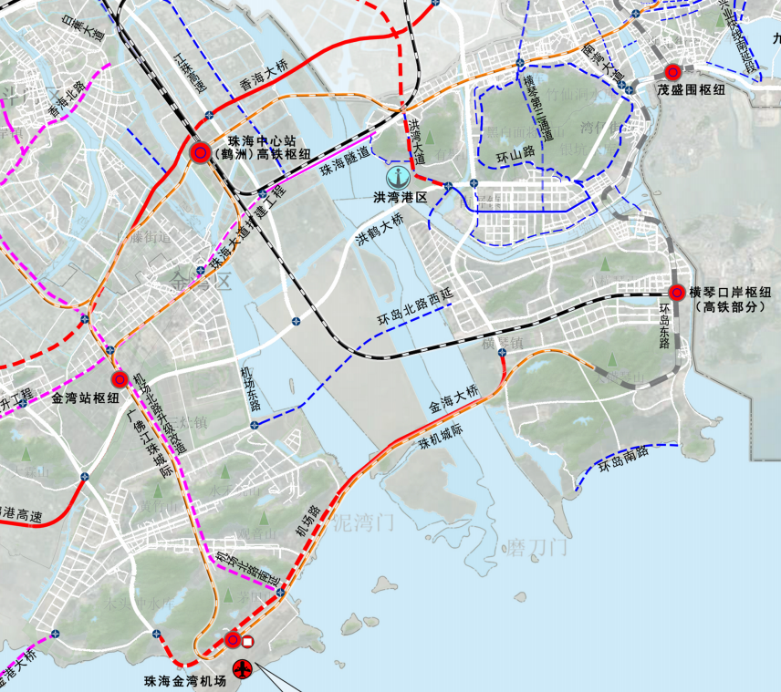 金湾横琴再建新通道