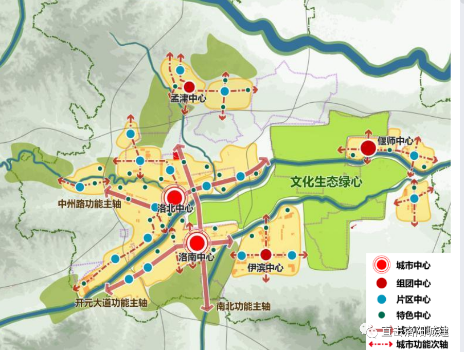 洛阳规划五大城市中心七大交通枢纽孟津大学站