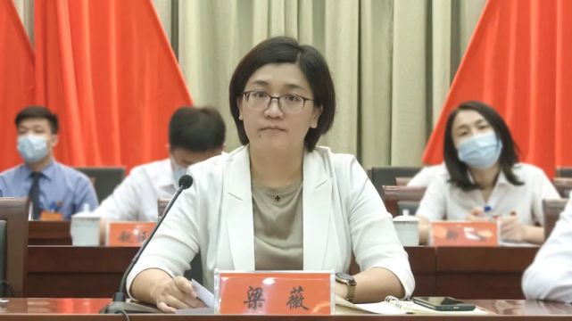 县委副书记,政法委书记梁薇出席大会闭幕式并讲话,希望全县各级团组织