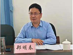 郑明春赴市市政工程处开展调研