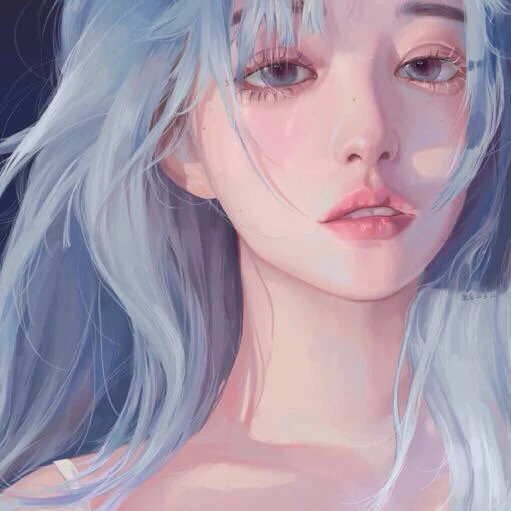 动漫头像|潮酷御姐风手绘女生头像