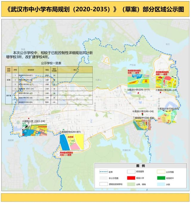 光谷将新增3所学校用地规划20202035年建设7座学校