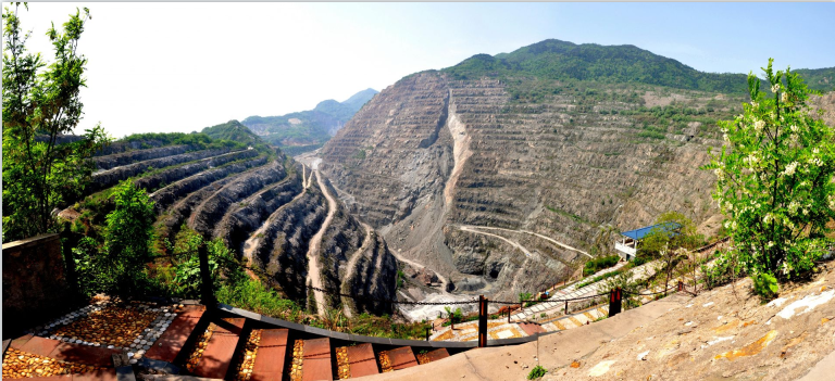 真实项目旅游景区效果图黄石矿山公园