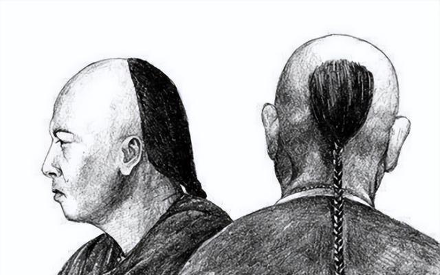 清朝人的发型真的是阴阳头别被电视骗了他们的真实发型是这样