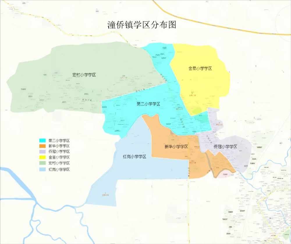 潼侨镇学区分布图沥林镇学区分布图潼湖镇学区分布图注意:潼湖镇学区