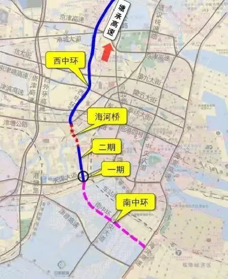 西中环快速路跨海河桥征地拆迁服务公开招标公告来了!