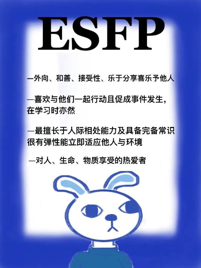 他被判定为esfp人格在完成93道测试题后经过十几分钟自行确定自己的