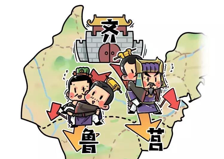 公子纠逃到了鲁国公子小白逃到了莒(jǔ)国鲍叔牙和管仲的保护下出逃