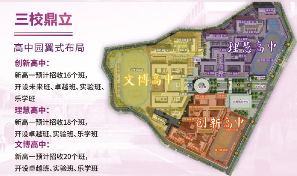 宝安中学,新安中学集团筹建的龙津中学,燕川中学,以及明德实验学校