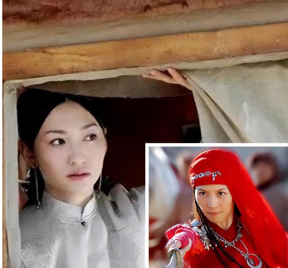 在拍摄《七剑下天山》期间,蔡少芬的颜值更是几乎"拉胯".