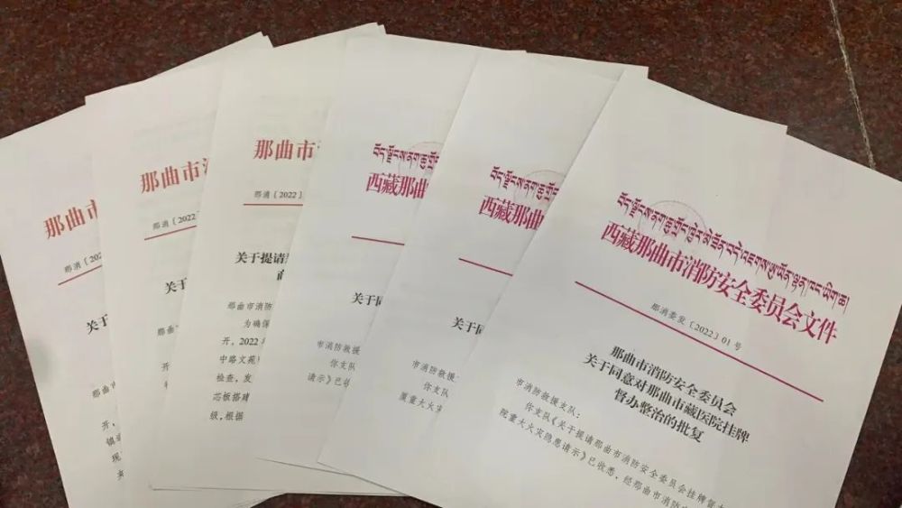 防范重大風險?消除安全隱患——那曲支隊推動掛牌督辦一批重大火災...(圖1)
