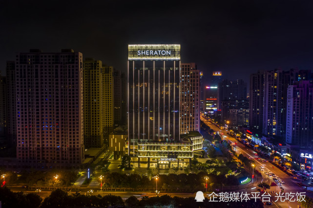 福清的豪华酒店喜来登,建筑空间航拍摄影