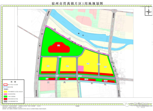 南至符离村耕地,西至符离大道,北至规划一路;涉及宿州市埇桥区符离镇