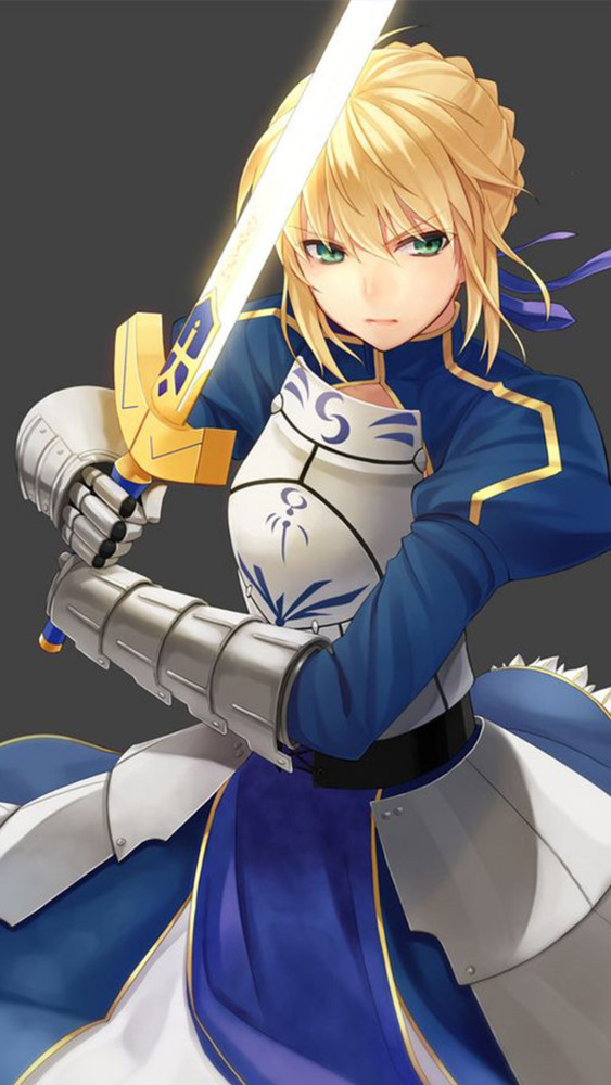 手机壁纸fate系列吾王saber