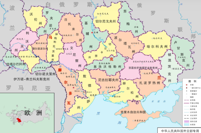 乌克兰地图