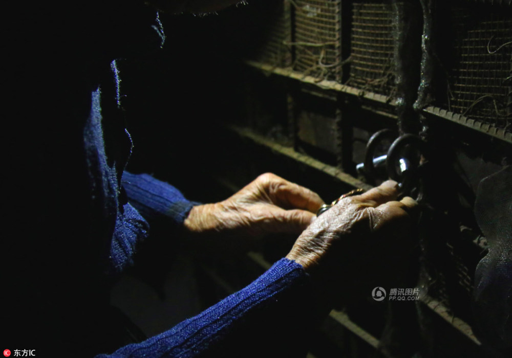 92岁孤寡老人给自己修活人墓 防盗机关重重(组图)