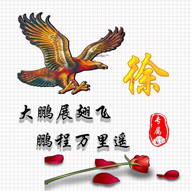 大鹏展翅鹏程万里姓氏头像喜欢的自行保存