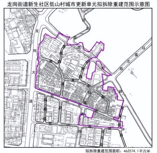 深圳龙岗新生社区低山村城市更新单元