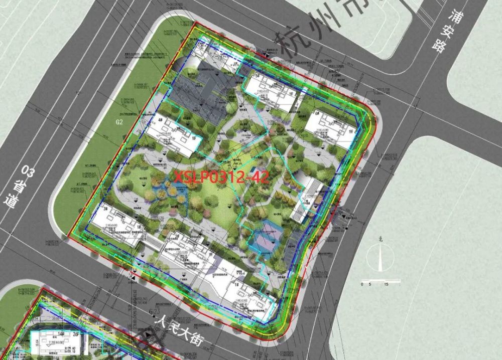 21幢住宅2幢公寓1幢邻里中心滨江萧山城建临浦未来社区来了