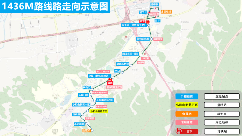 杭州交通配套地铁3号线这三条新辟地铁接驳线将重点解决小和山留下