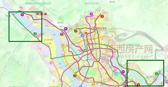 内含详细信息至2050年福州将拥有20条地铁线路