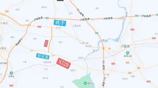 可通过s329合六南通道,g105姚李至骆家庵段等分流绕行,不必经过六安