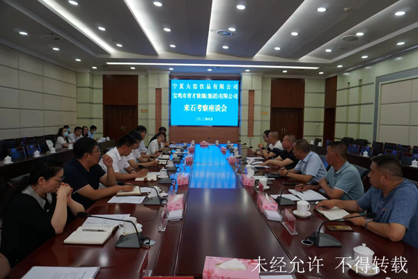 石嘴山市举行招商项目合作推进座谈会(图1)