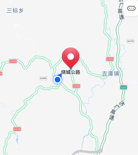 温馨提示g236路段寻乌县境内出现多处塌方落石建议绕行