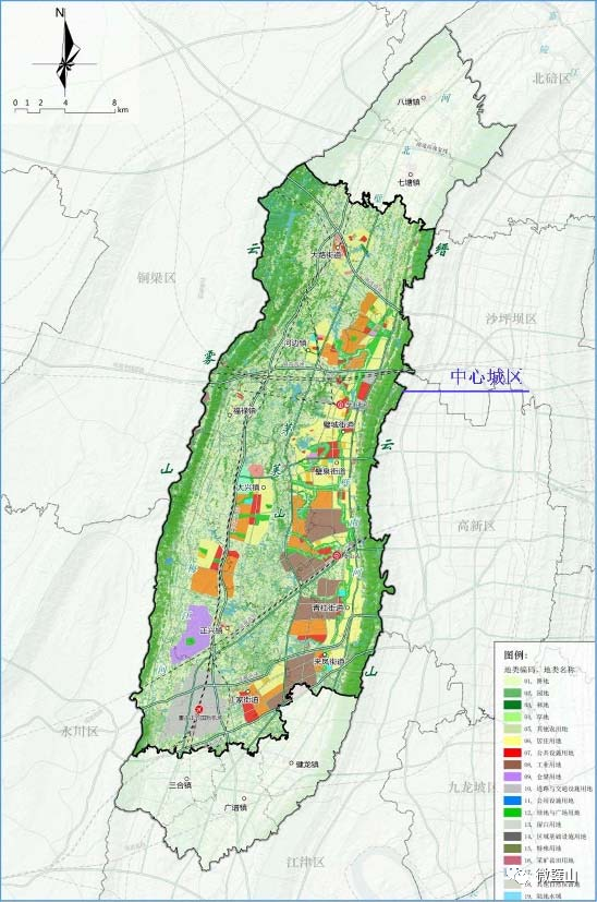 依据《重庆市璧山区国土空间总体规划(2020-2035 年》初步成果划定的