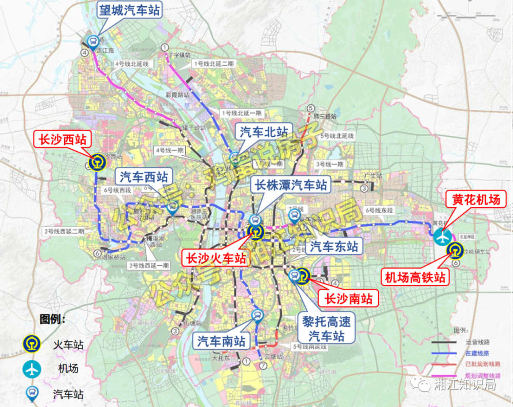 来真的长沙地铁未来8线齐发有你关心的线路吗
