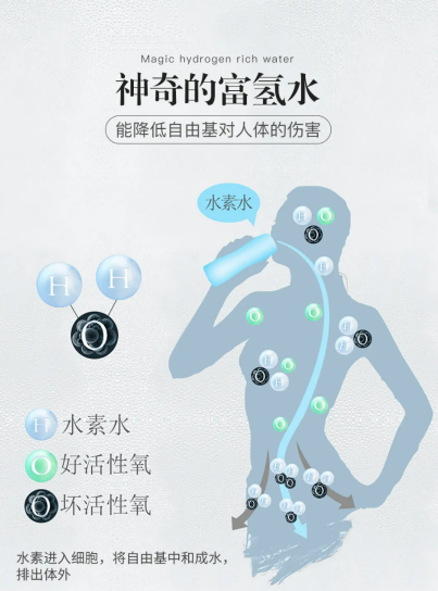 同时,富含溶解氢气的富氢水也具有相似功效.