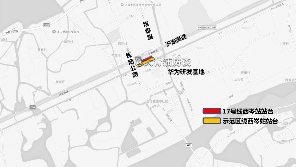 10801平方米三层岛式站台轨道交通17号线西岑站规划方案公示