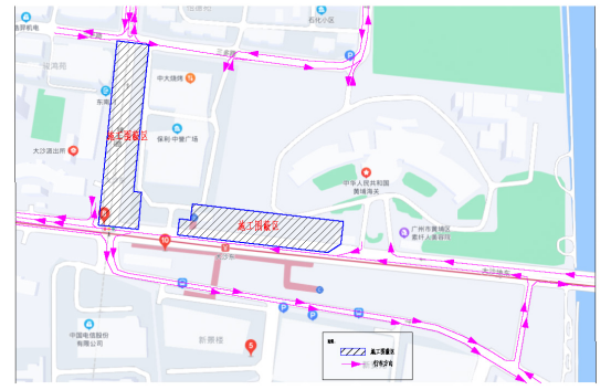 广州地铁大沙东站附近将围蔽