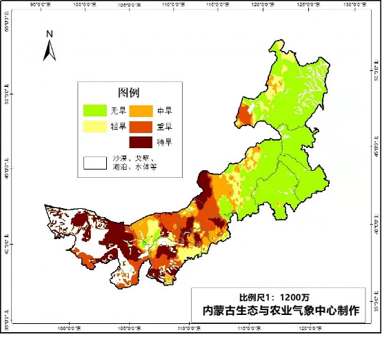 内蒙古发布干旱灾害监测预警