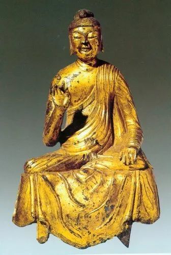 菩提无因即心即佛一组精美汉传金铜佛像赏析