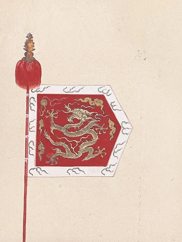 尤其是最尊贵的黄龙大纛,五色金龙纛,以及略低等级的五色销金龙小旗