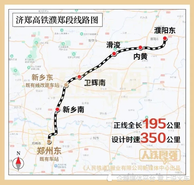 郑济高铁线路图