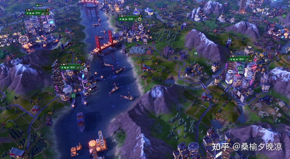 用文明6的超大地图按照真实的中国历史建造城市