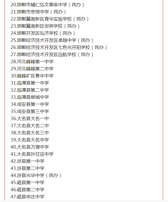 各县(市,区)教育体育局和高中学校认真落实招生政策,严格按照招生计划