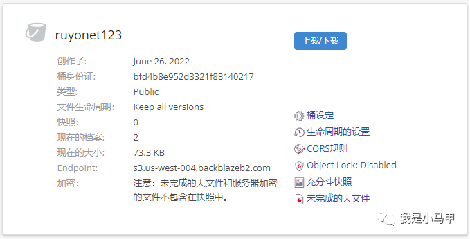 Backblaze(B2)套CloudFlare可用于静态文件存储