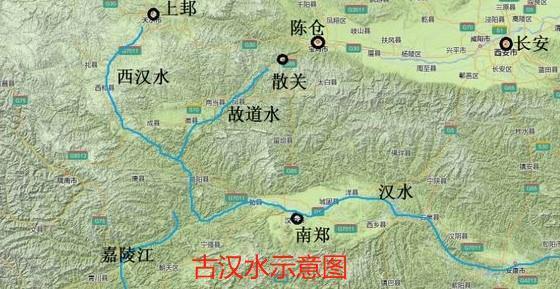 自古如此,先秦时,从水路从汉中往关中,并非走嘉陵江,而是取道古汉水