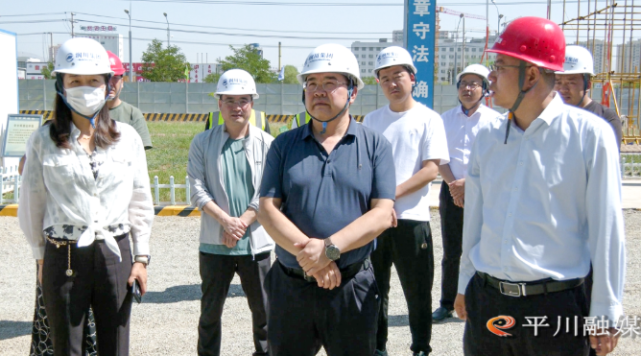 平川区领导调研重点项目建设情况|高启福|平川区|白