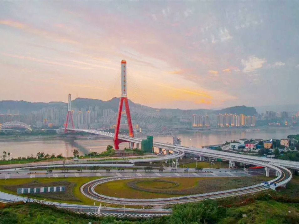 山水桥都看重庆万州最美的长江大桥桥梁水深位列中国第一