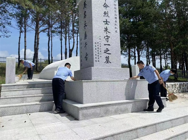 核心使命2022鸡东县公安局东海派出所开展迎接党的101岁生日系列活动