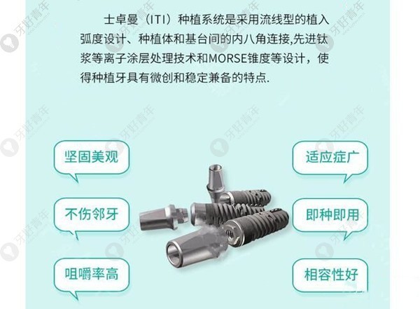 瑞士iti种植牙有几种型号亲水非亲水亲骨钛锆瑞锆