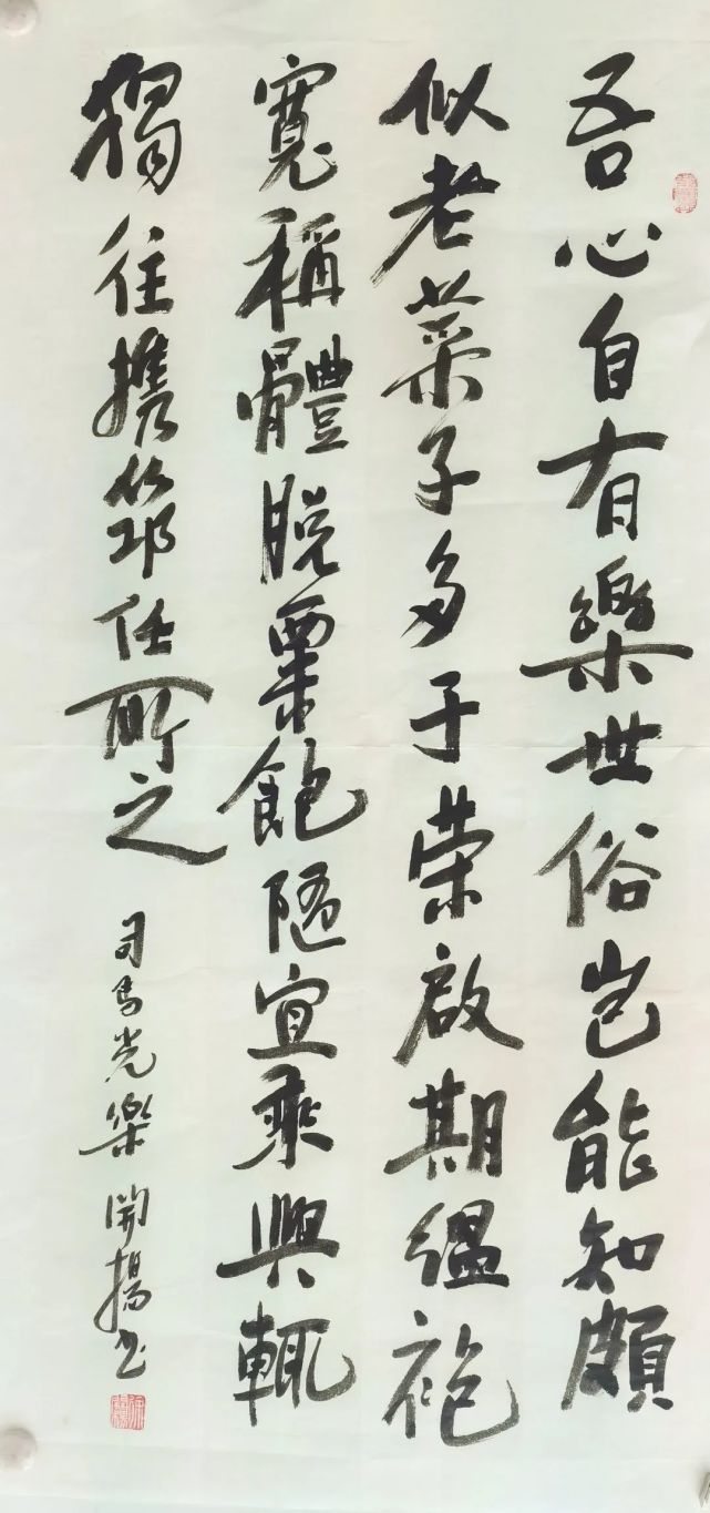 静逸翁书法新作司马光乐67