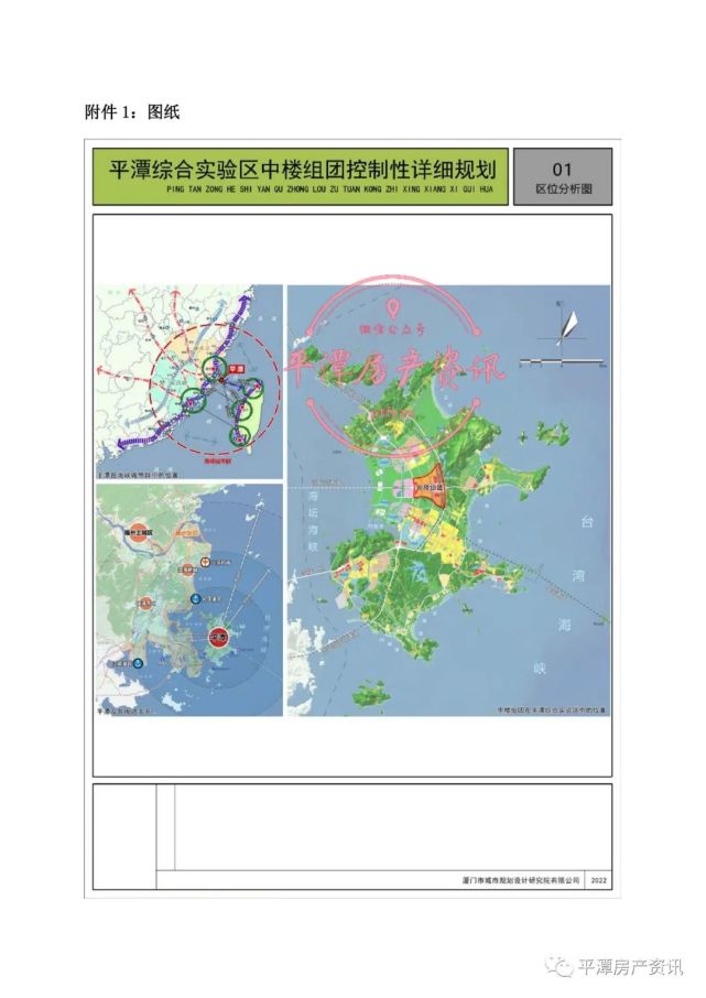 平潭高铁新城城市规划图曝光